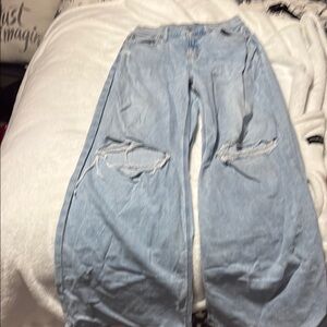 American Eagle Outfitters Light Blue Flare Jeans